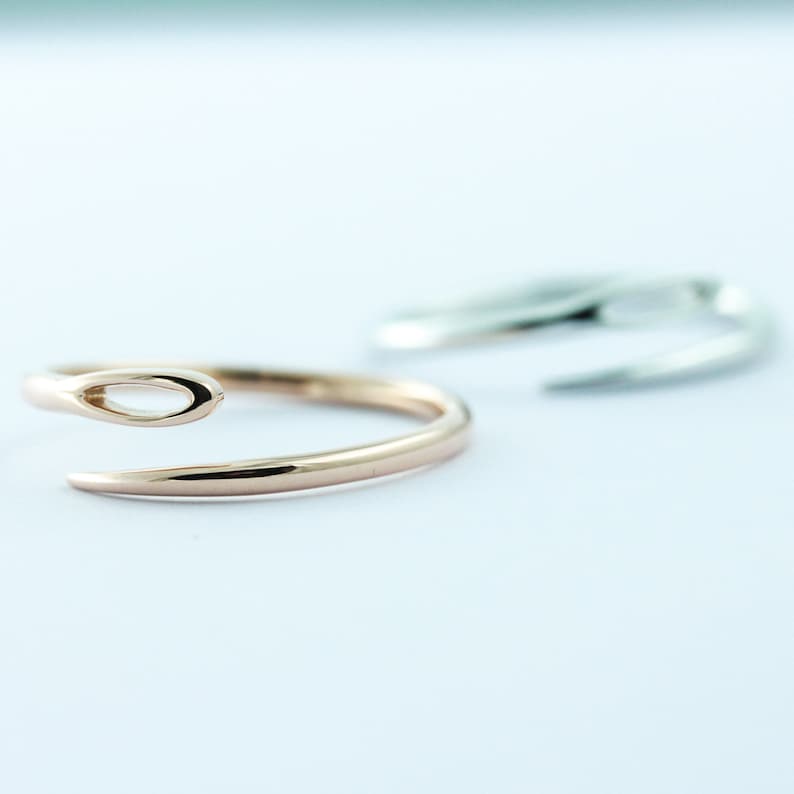 Sewing Needle Ring Dainty Gold Ring Stackable Rings Sewing Etsy