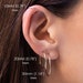 see more listings in the 14K Gold - Hoop Earrings section