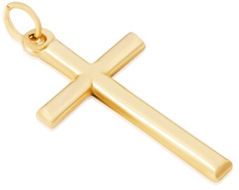 14k Gold Cross - Etsy