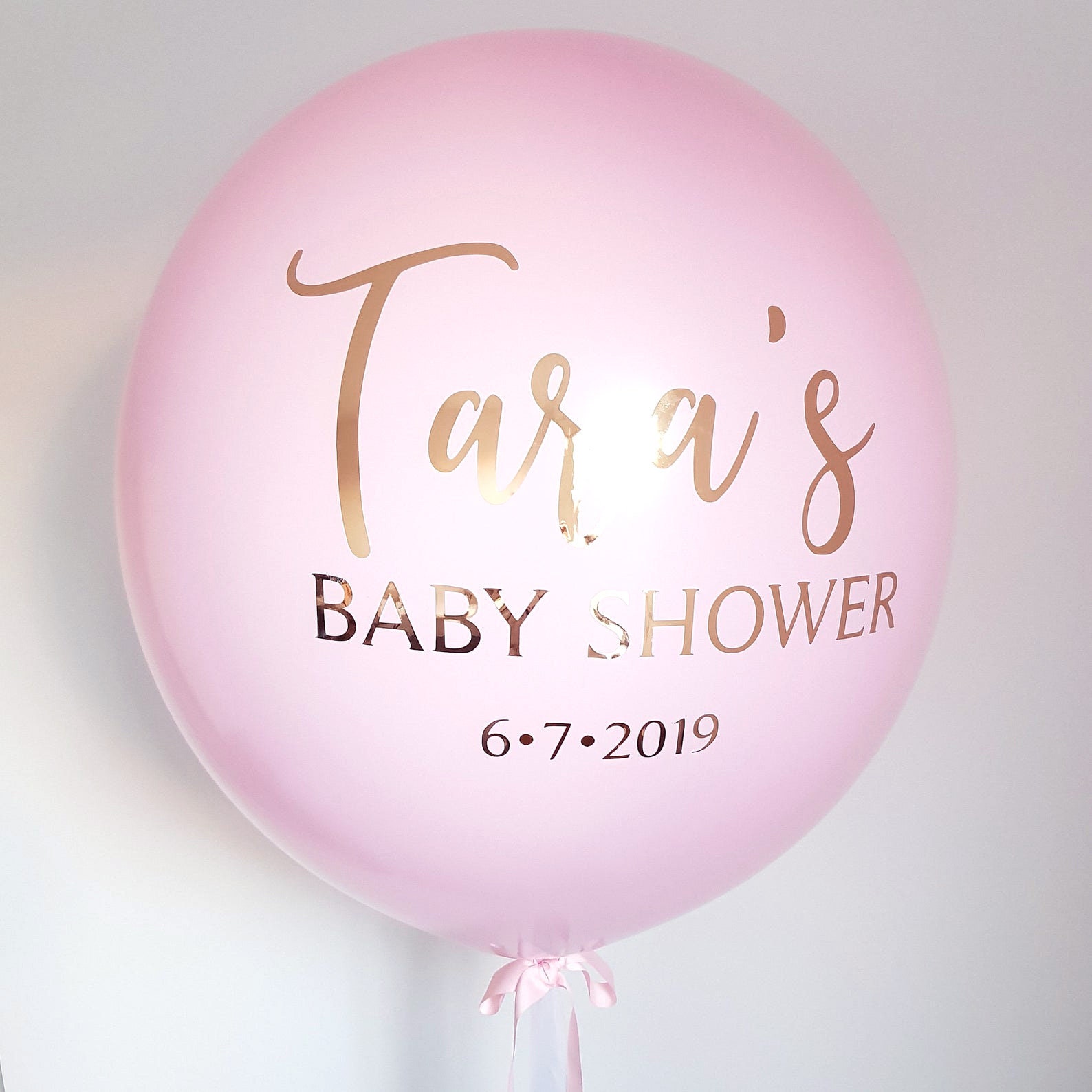 baby shower personalised balloons