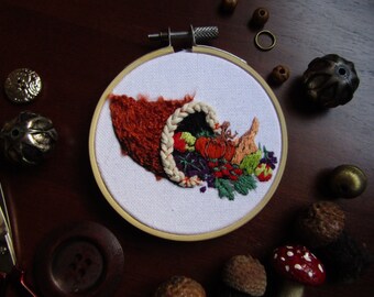 Harvest Basket Embroidery