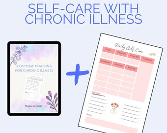 Daily Self-Care and Symptom Tracking with Chronic Illness | Tracker for Chronic Illness | Track symptoms and healthy habits