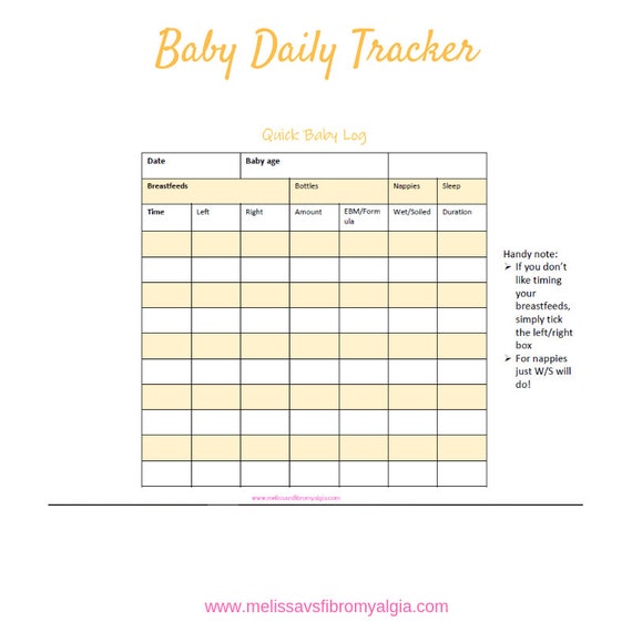 Breastfed Baby Feeding Chart