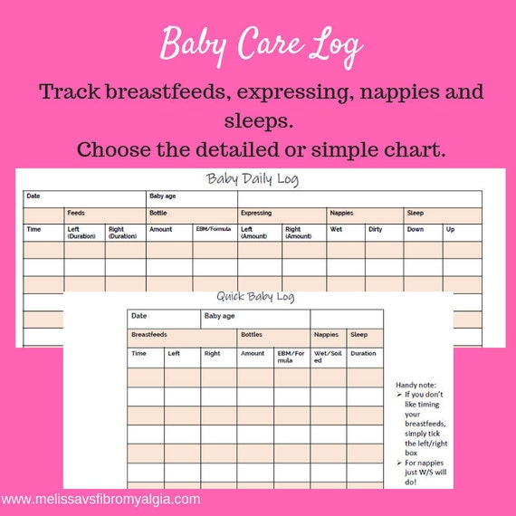 Baby Care Chart