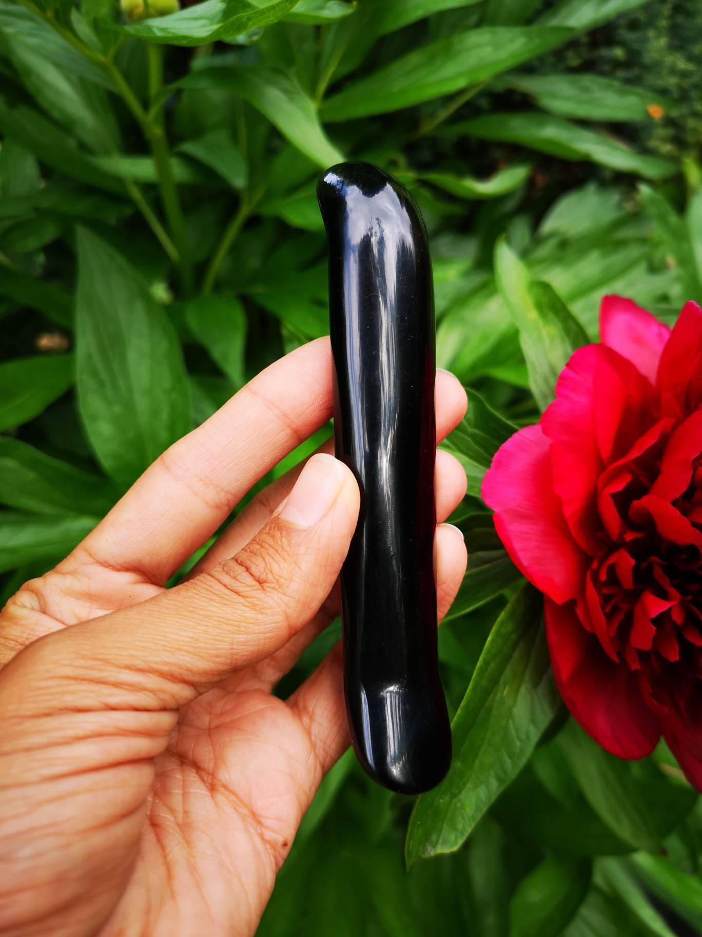 Yoni Wand Black Obsidian Yoni Wand Self Pleasure Wand Etsy UK