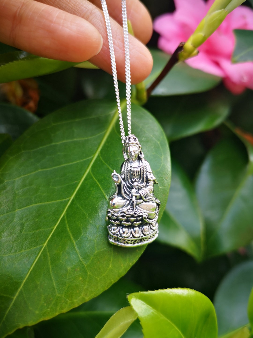 Kuan Yin Kuan Yin Necklace Quin Yin Pendant Kuan Yin Etsy