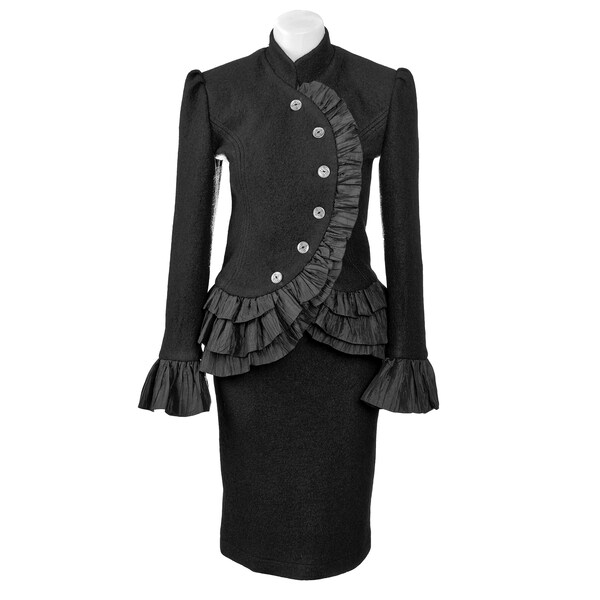 Koula Skirt Silk Taffeta Black