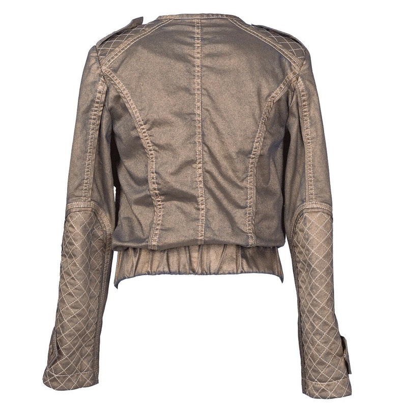 New Old Gold Coated Waxed Indigo Denim Flared Five Pockets Trousers