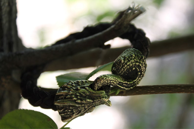 Bronze Dragon Bracelet men Leather jewelry Nordic man Norse Etsy