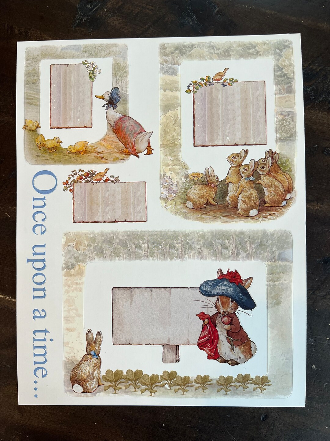 Beautiful Sheet of Peter Rabbit Stickers | Vintage Stickers ...
