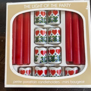 Vintage German Candle Set