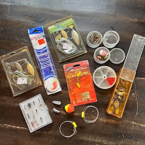 Lot of Vintage Fishing Lures and Accessories | Vintage Lures | Fishing Accessories