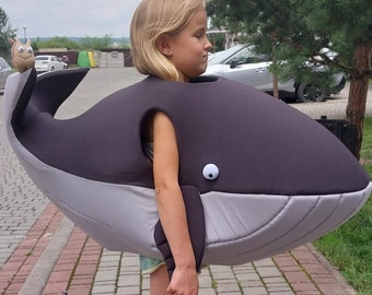 The while costume for kids / Fish Costume / ocean theme party