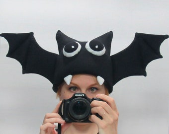 le costume de chauve-souris, ailes de vampire, chapeau de costume de Dracula Vampire pour enfants et adultes