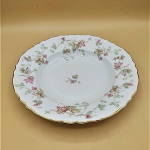 Vintage Hutschenreuther Selb Porcelain China - 10 1/2&quot; Bowl - Bavaria Germany (ca) 1950s - Imported by Pasco