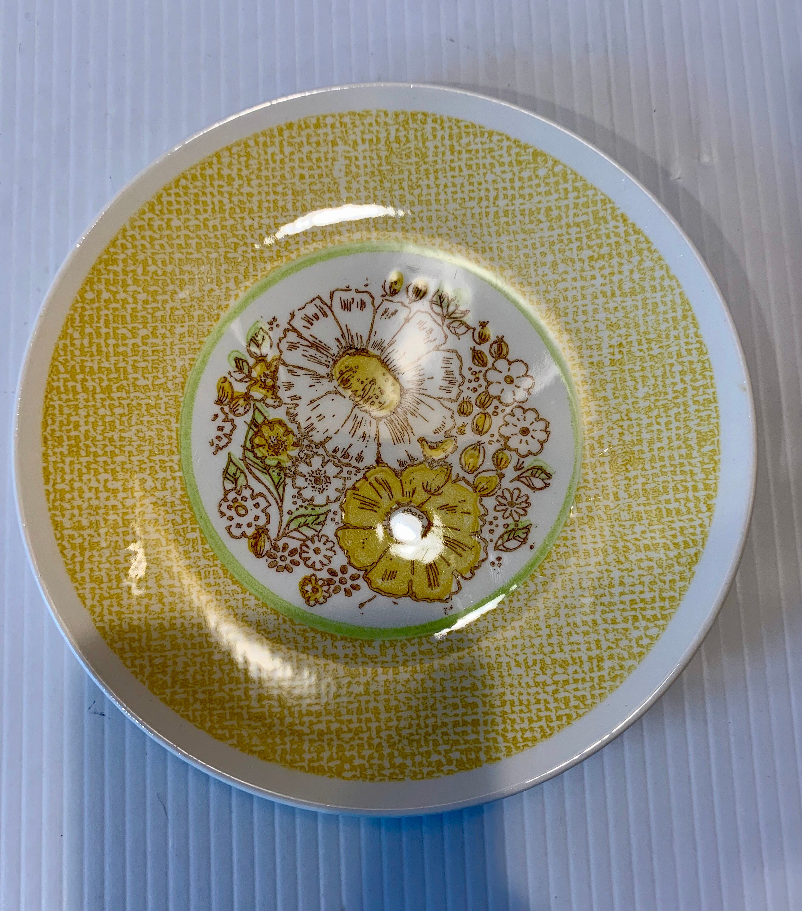 Vintage U.S.A Floral Bread and Butter Plates Set of 3 Etsy