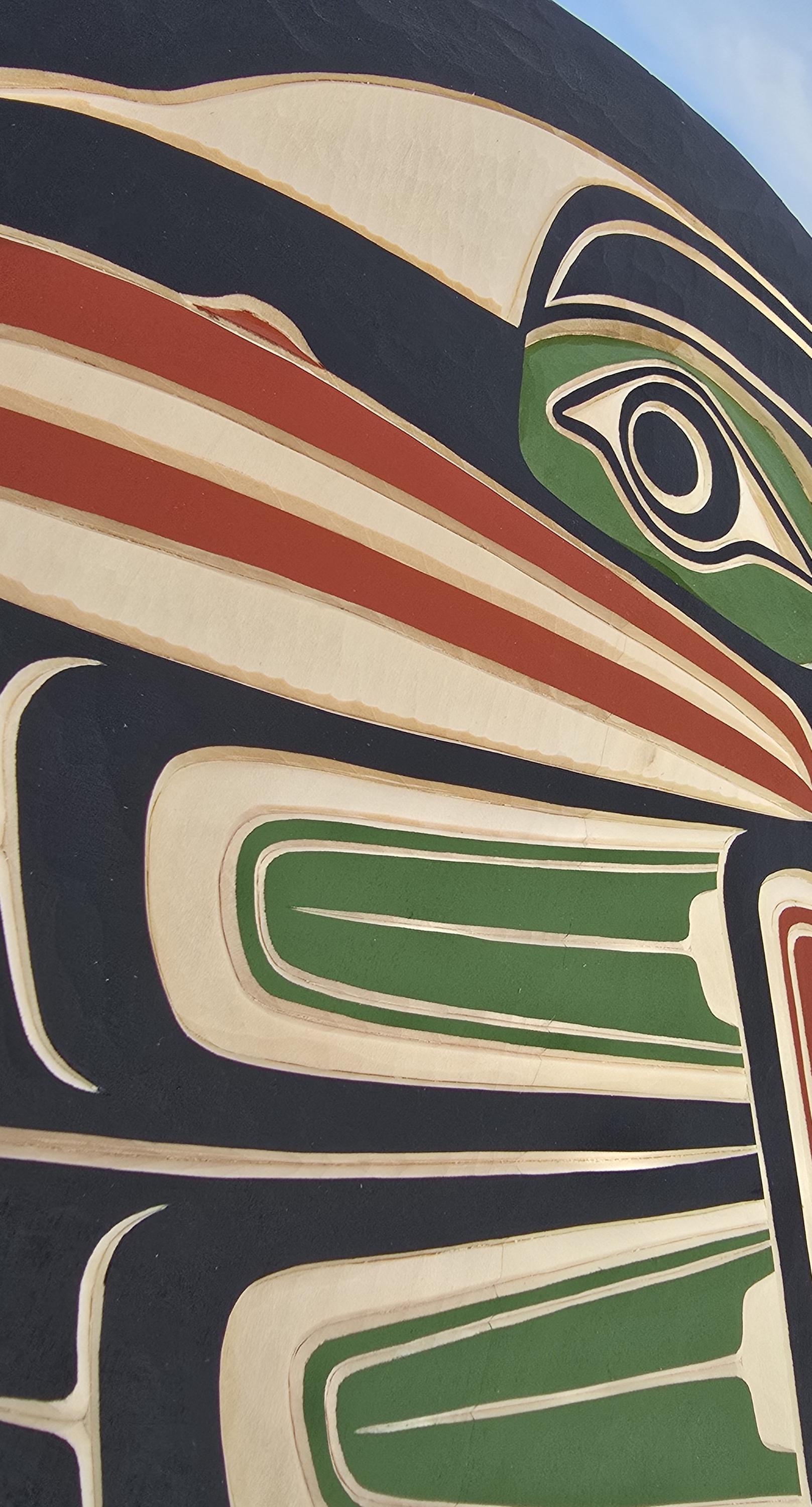 Indigenous Native American Pacific Northwest Coast Circular 14" Raven ...