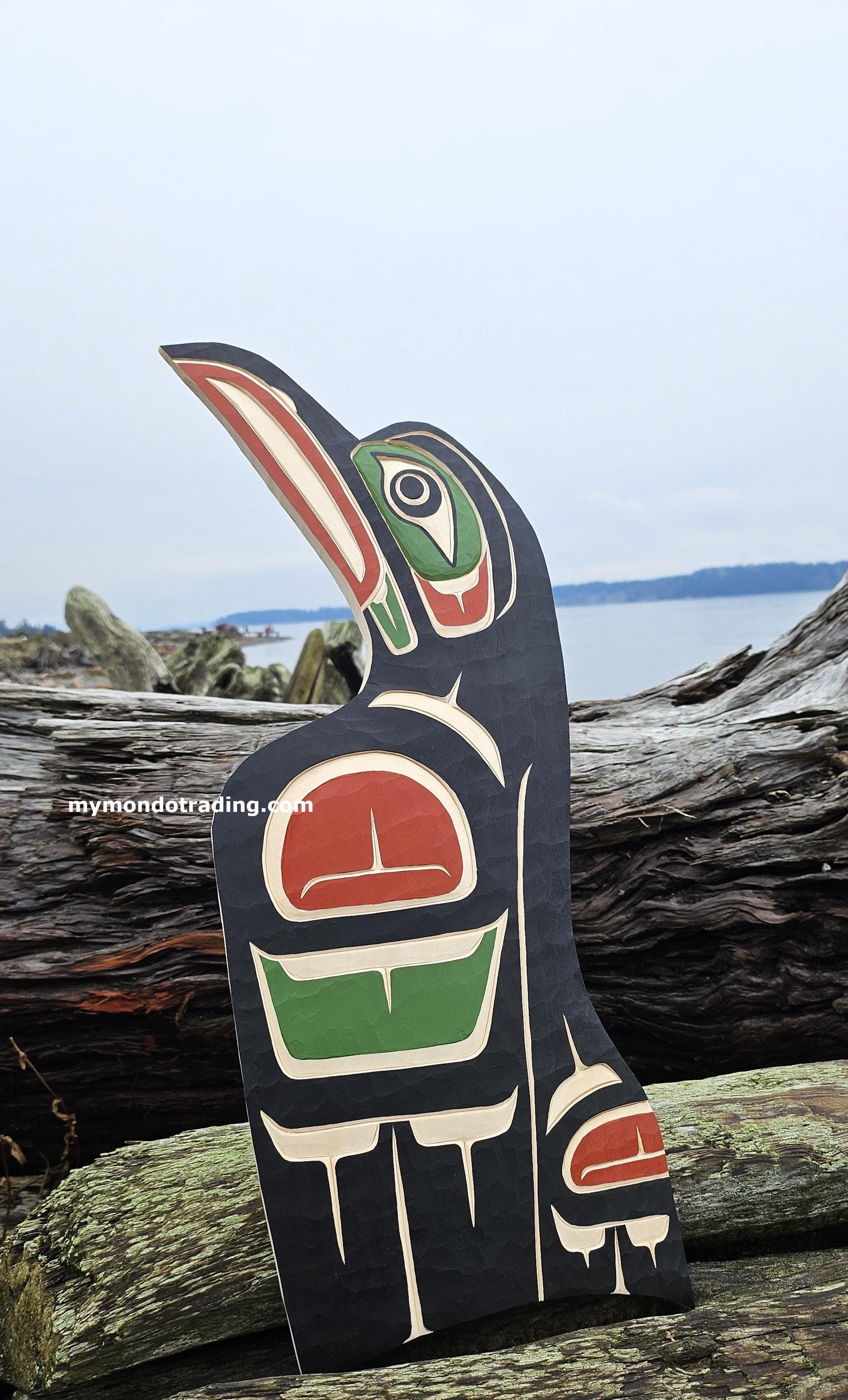 Indigenous Native American Pacific Northwest Coast Raven, Wall Art ...