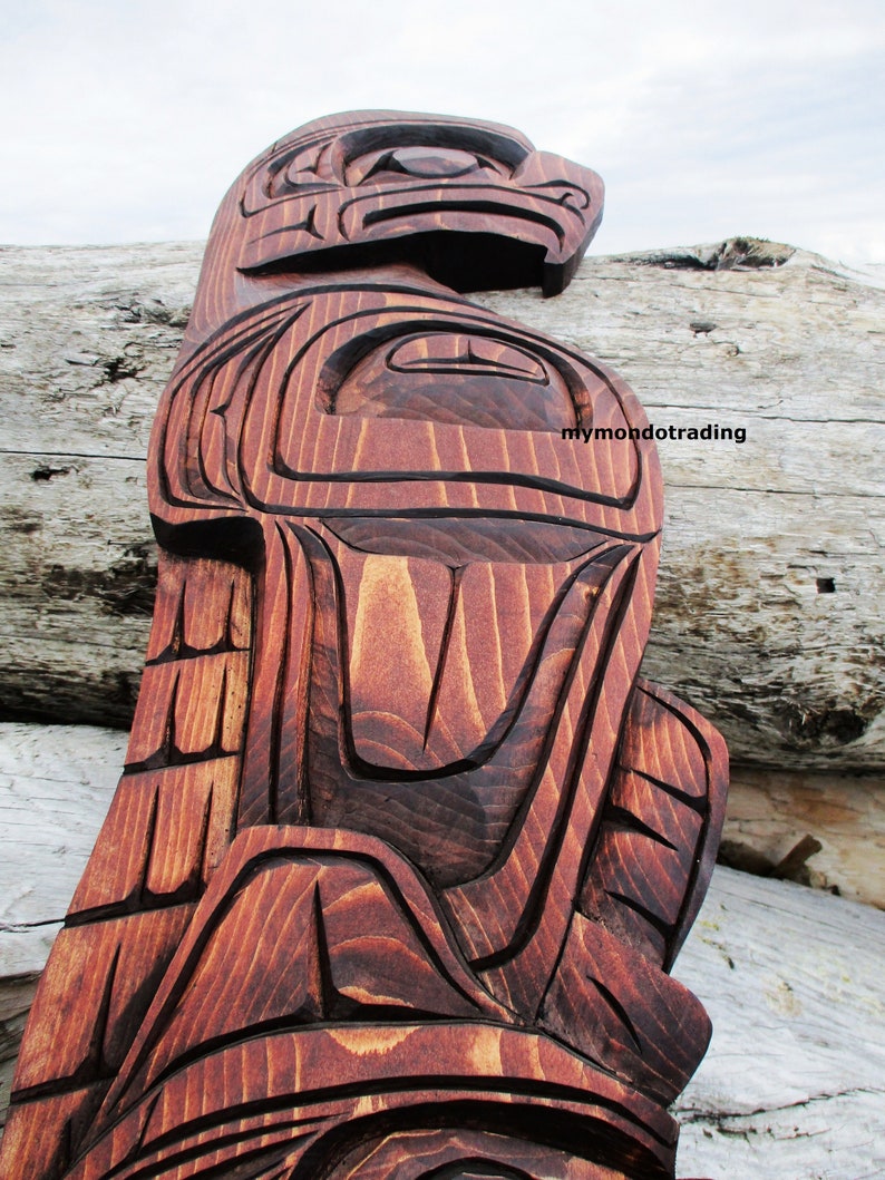 Pacific Northwest First Nations wood Art carvings 36 Etsy