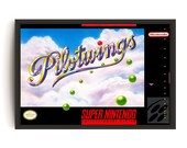 Pilot Wings Poster,Pilot Wings Print,Pilot Wings Artwork,Pilot Wings Games Poster, Game Room Poster