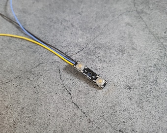 Interruttore tattile micro doppio TSM cablato su PCB