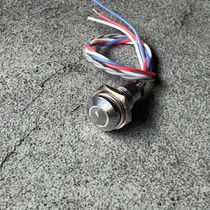 10mm Momentary Accent Pixel Switch (Illuminated)