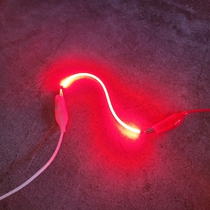 LED de acento con filamento Edison flexible (130 mm) - Colores surtidos