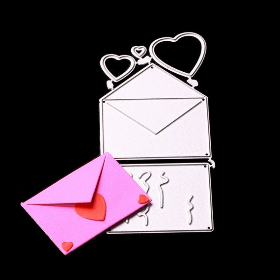 Die Cuts Metal Cutting Dies Love Letter Diesscrapbook Diy Etsy