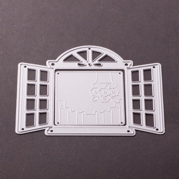 Metal Cutting Dies Stencil Crafts Embossing Scrapbooking Cats on the windowsill