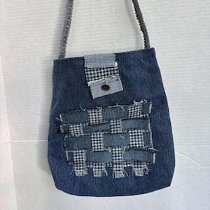 DENIM SHOULDER BAG