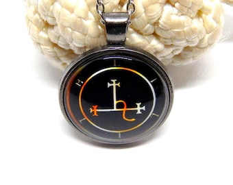 Lilith Sigil Pendant Necklace: Divine Femininity Symbol Jewelry