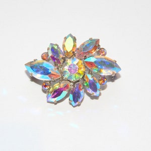 Vintage Retro Tsjechische Republiek Broche Bloem Ornament Pin