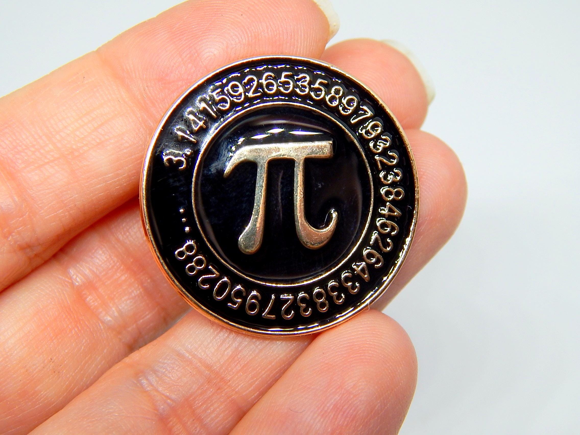 Pi Symbol Pin, Brooch, Math Jewelry - Etsy