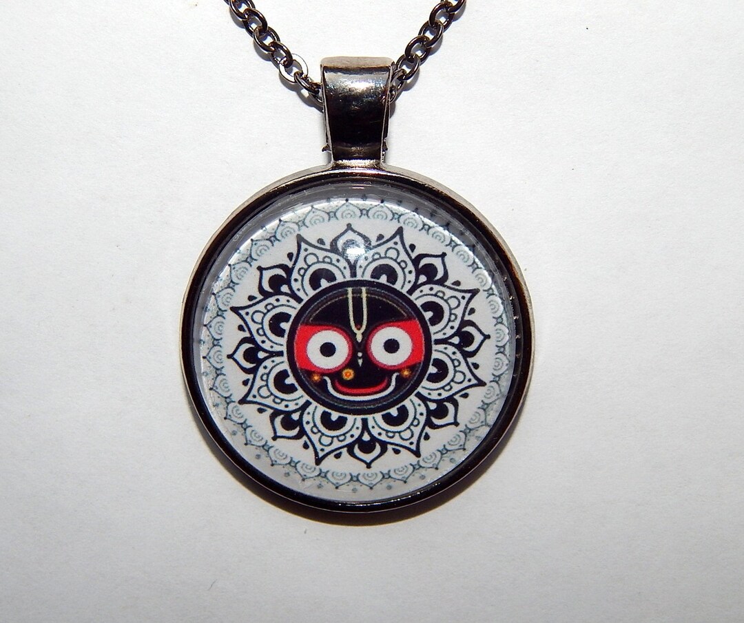 Lord Jagannath Pendant Necklace Jewelry Lord Krishna Pendant Etsy