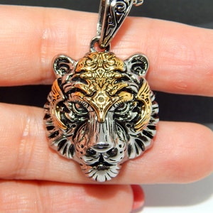 Tiger pendant, Tiger necklace, Tiger jewelry, Tiger keychain, Tiger totem, spirit Tiger, magical Tiger, Tiger amulet, Tiger talisman