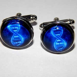 DNA cufflinks, dna jewelry, dna symbol, dna logo icon, RNA cuff links, Molecular Formula cufflinks, groomsmen wedding cufflink, Double Helix