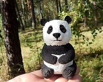 アラビア パンダ Arabia WWF Panda Figurine 陶器 置物 ARABIA アラビア ヘルヤ パンダ Panda フィギュア Helja Liukko