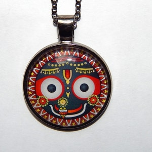 Lord Jagannath pendant necklace  jewelry, Lord Krishna pendant