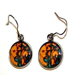 The Strokes logo rock band earrings cufflinks, Strokes symbol jewelry, Indie Rock earrings cufflinks, Rock music cufflinks