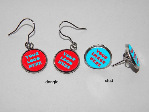 Ford Mustang Logo Earrings, Ford Mustang Emblem, Horse