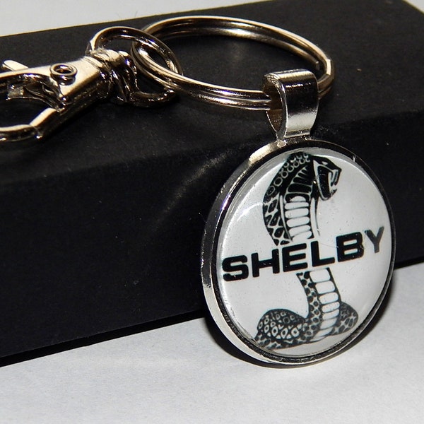 Collar con el logotipo de Ford shelby Mustang, colgante Shelby Cobra, emblema de la cobra de Ford shelby, llavero con el logotipo del coche, parche de joyería de llavero Shelby de Ford