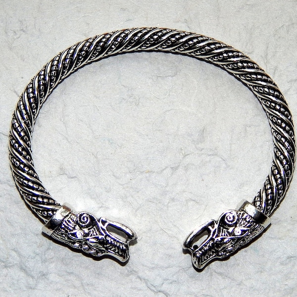 Viking wolf Bracelet, Wolves of Odin Viking Bracelet, Viking Odin bracelet