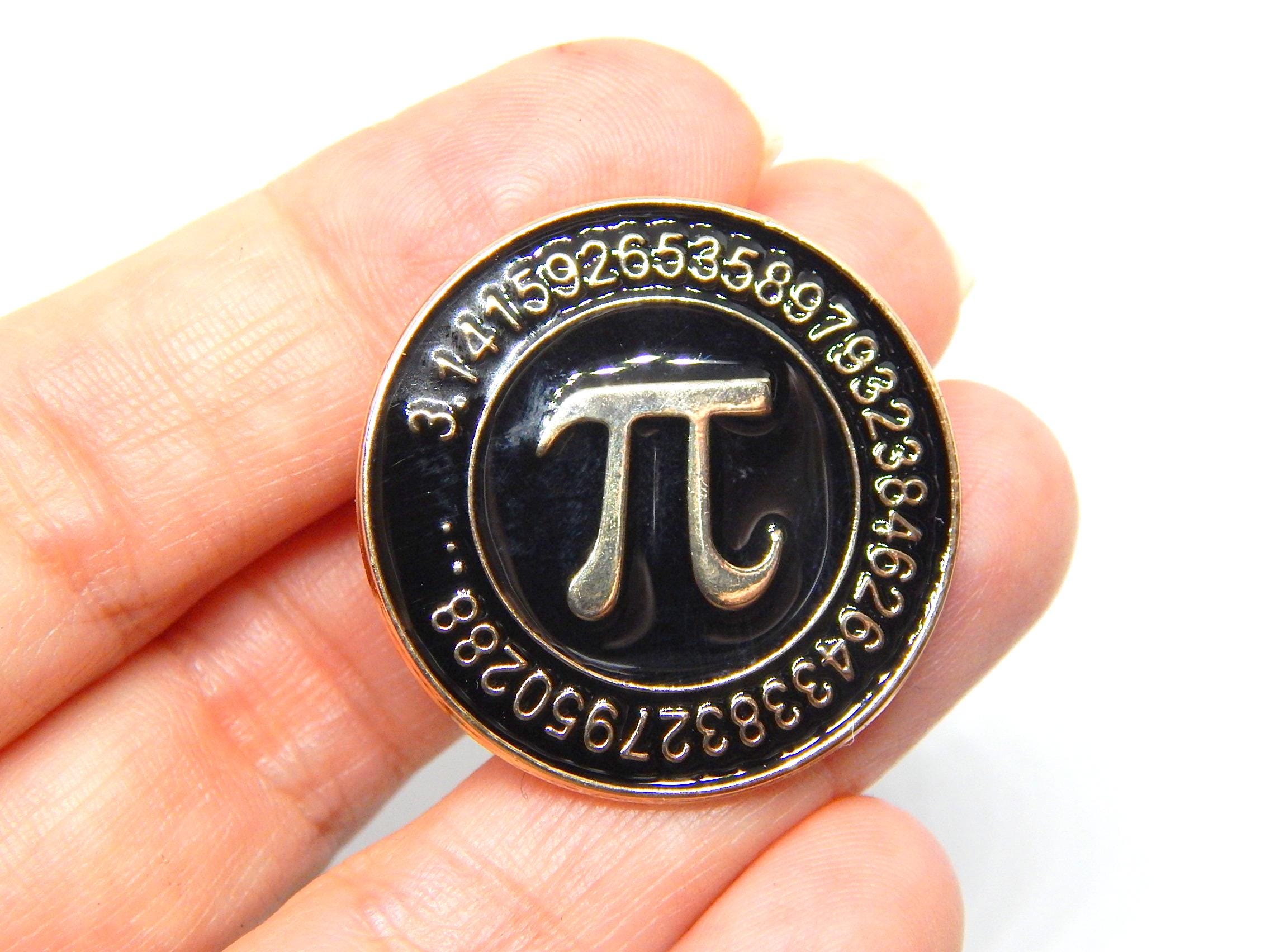 Pi Symbol Pin, Brooch, Math Jewelry - Etsy
