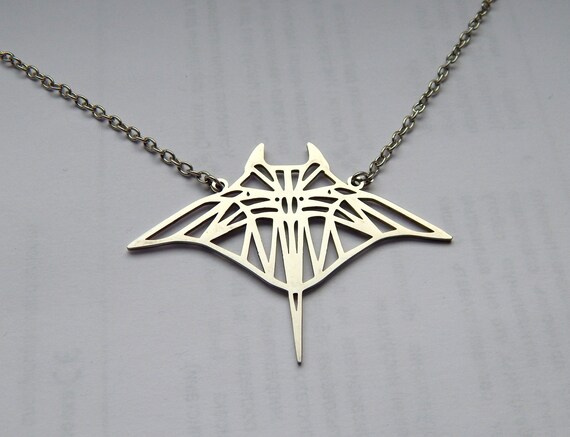 Manta de inoxidable Collar joyería - Etsy España