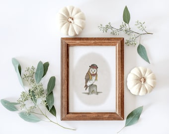 Edmund the Owl | 5x7 Art Print