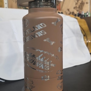 32 ounce Cleveland Football inspired dual tumbler.