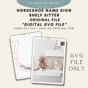 Hufeisen Monatlicher Meilenstein SVG - Hufeisen Digitale Datei - Baby Zeichen SVG - Monatlicher Meilenstein SVG - Laser-Datei - Monatlicher Meilenstein Laser-Datei