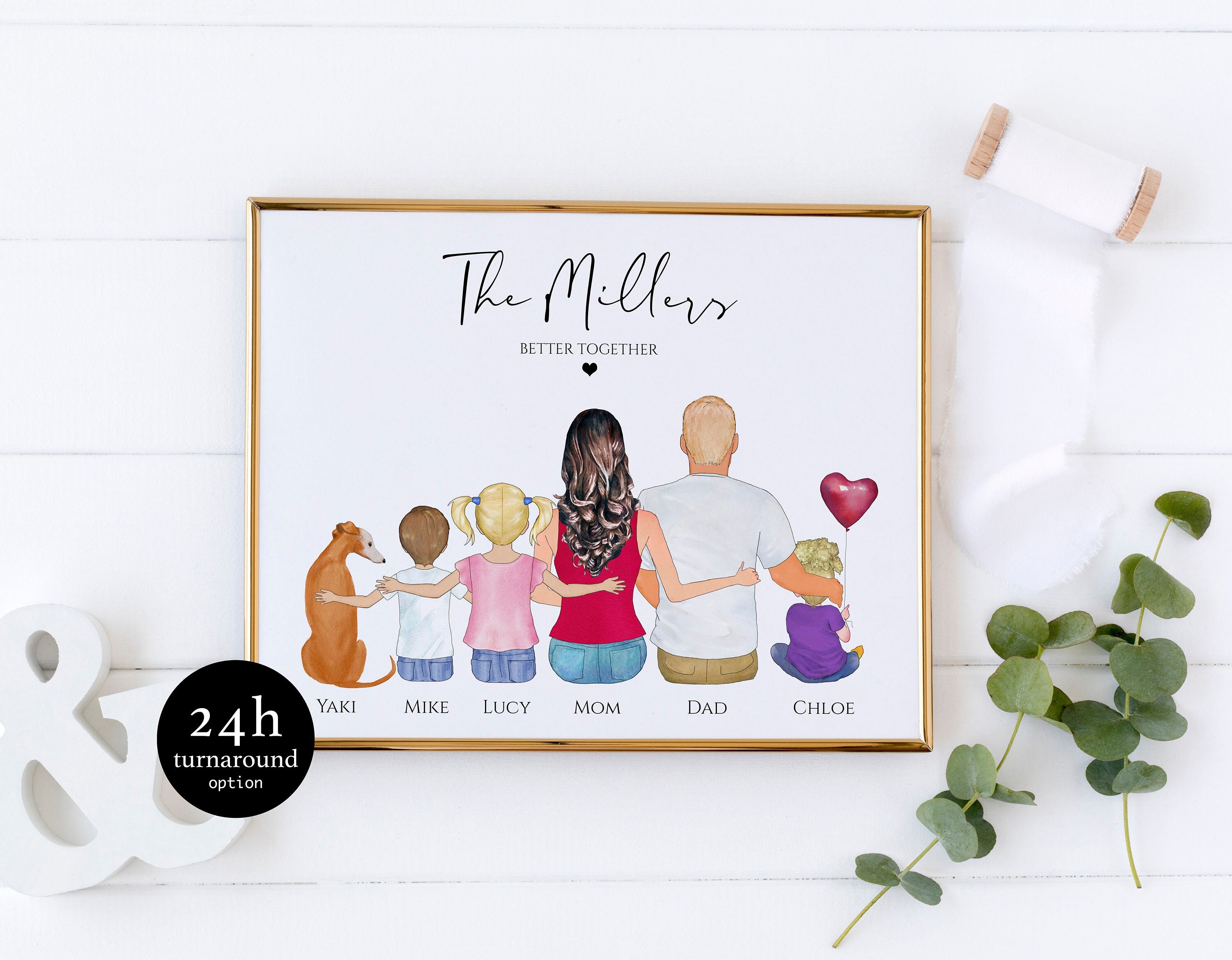 Custom Family Print Personalized Family Gift New Home Print Etsy