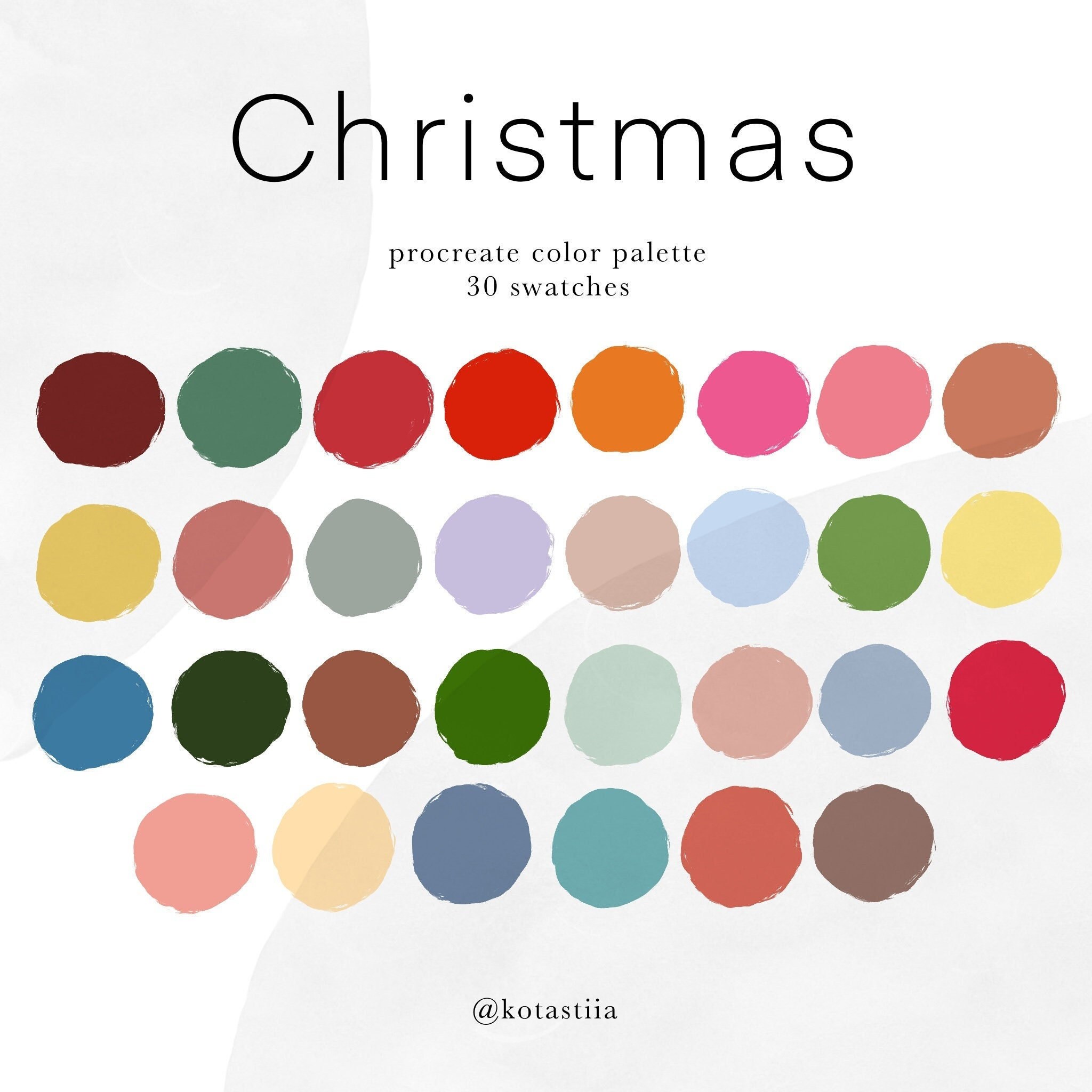 Christmas palette 2024
