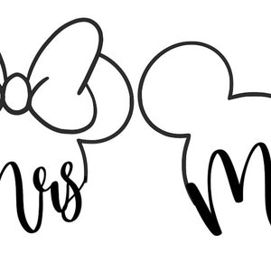 Mr. and Mrs. Instant Download SVG and PDF